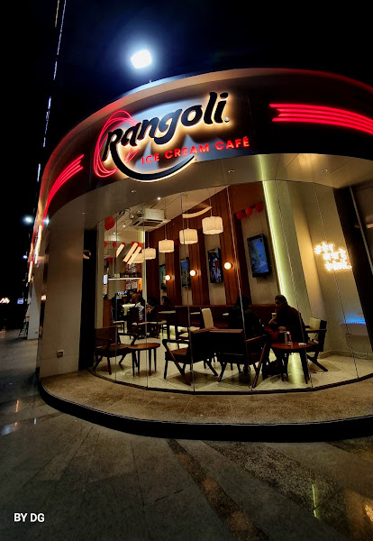 Rangoli Ice Cream Cafe Gurukul Ahmedabad