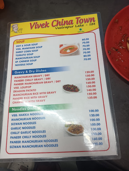 Vivek China Town Vastrapur.