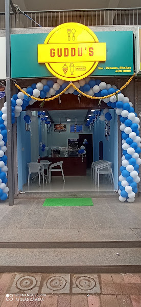 Guddus ice cream shakes and more