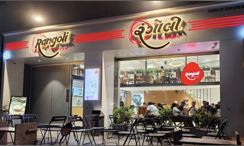 Rangoli Ice Cream Cafe Vaishnodevi Ahmedabad
