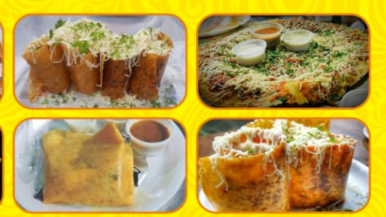 Mahalaxmi Dosa and Bhajipav
